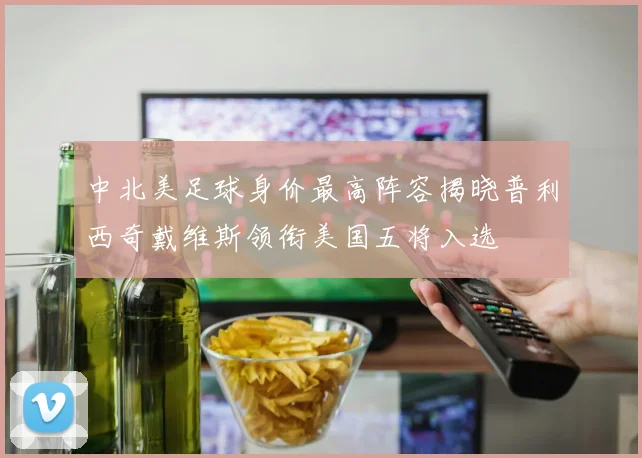 中北美足球身价最高阵容揭晓普利西奇戴维斯领衔美国五将入选