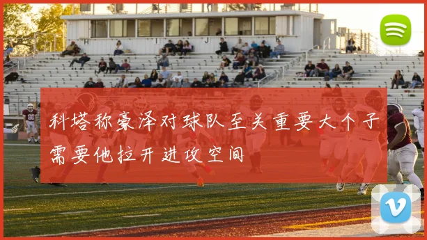 科塔称豪泽对球队至关重要大个子需要他拉开进攻空间
