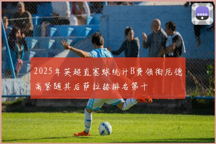 2025年英超直塞球统计B费领衔厄德高紧随其后萨拉赫排名第十